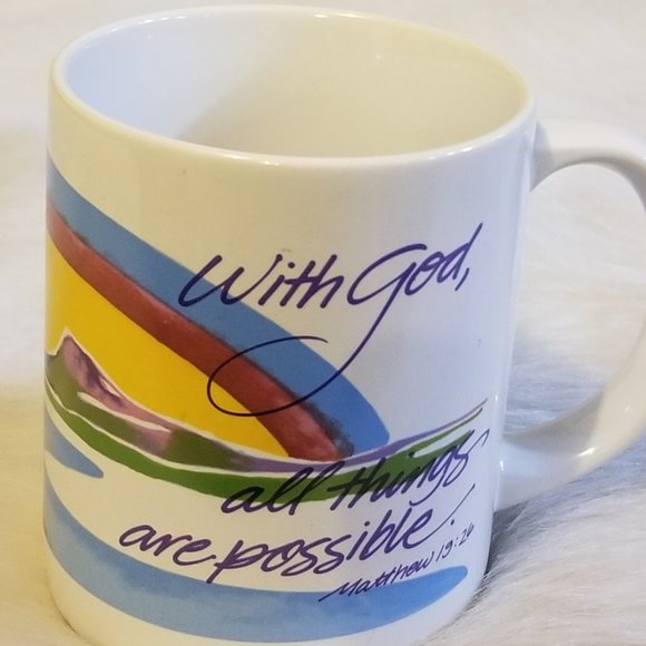 Celebration Greetings Other - Celebration Greetings Faith Themed Coffee Mug Vtg